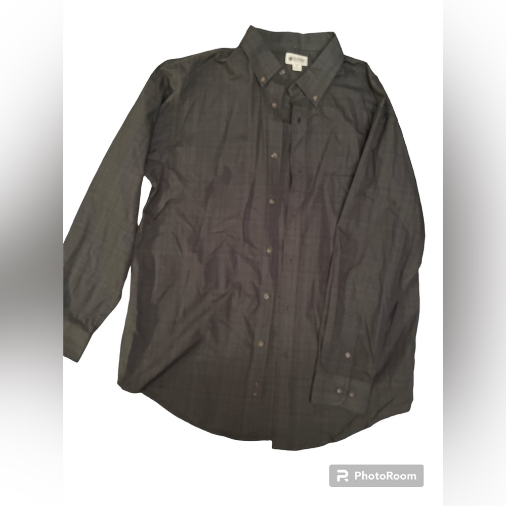Haggar Clothing Men’s Medium Long Sleeve Button Down